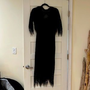 Black lace Zara dress size M